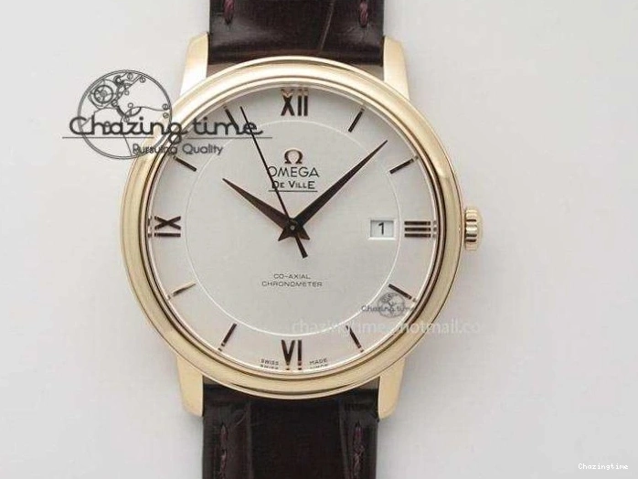 0320 Sophisticated Planet Ocean Master Chronometer Chrono SS OM 1:1 Best Edition Orange On SS Bracelet A 8156